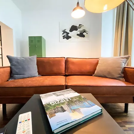 Modernes Loft-apartment Inkl Tiefgarage Im Zentrum Leipzigs Апартаменты Лейпциг